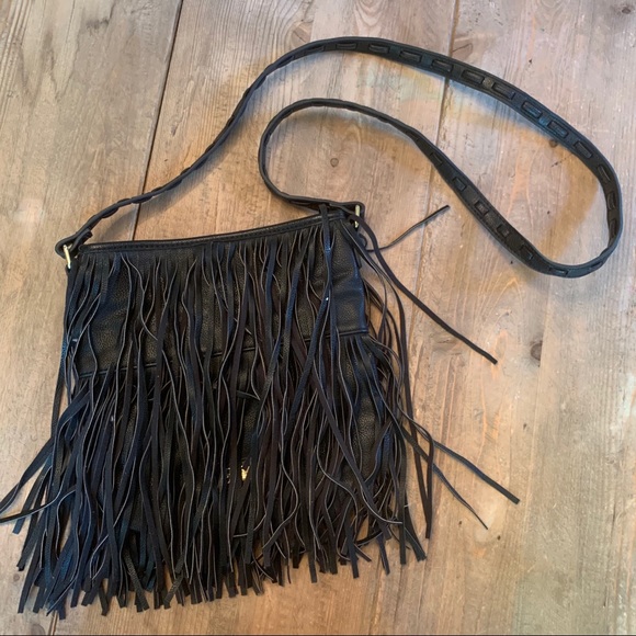 💥Steve Madden leather fringe strap bag NEW - Picture 6 of 7